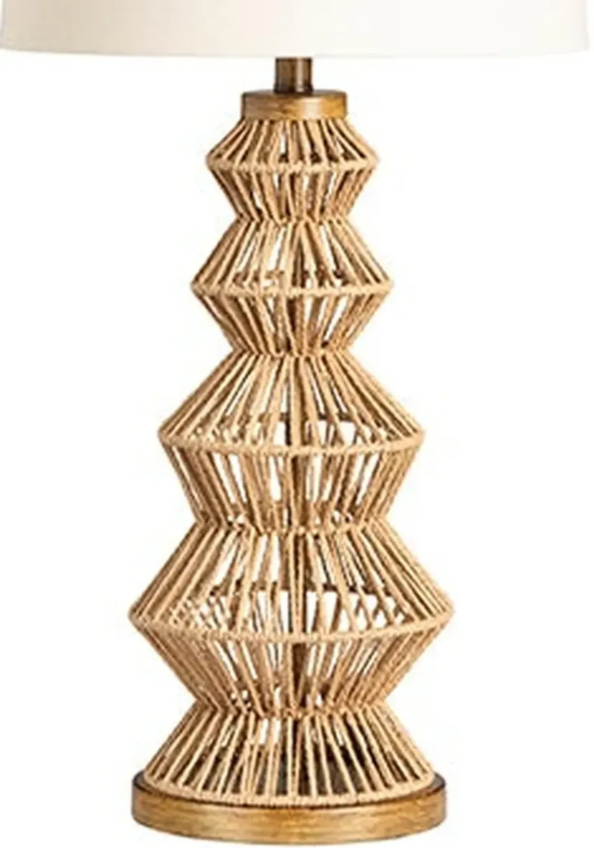 Crestview Collection Adler Natural Hemp/Brown Table Lamp