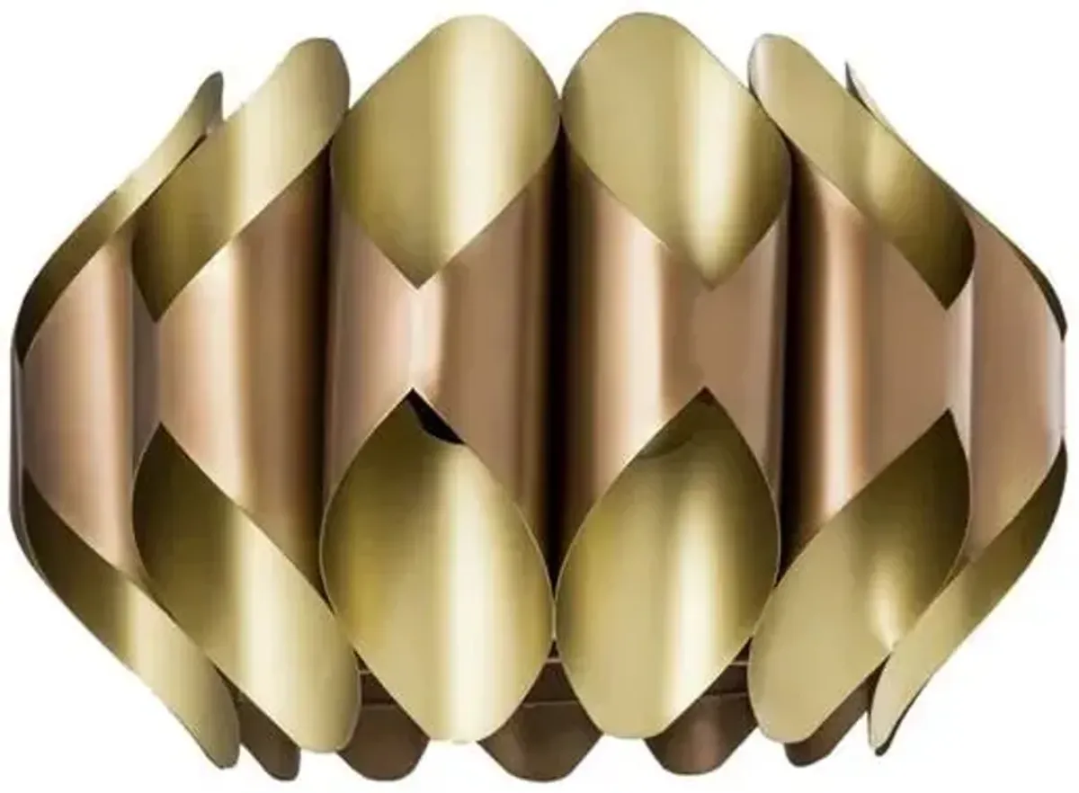 Crestview Collection Hilliard Rose Gold Medium Pendant