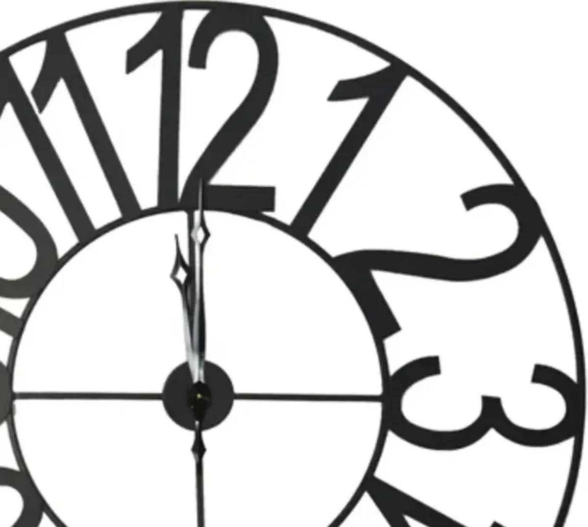 Crestview Collection Space Time Black Wall Clock