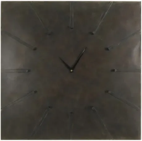 Crestview Collection Tik Tok N' Away Dark Brown Wall Clock