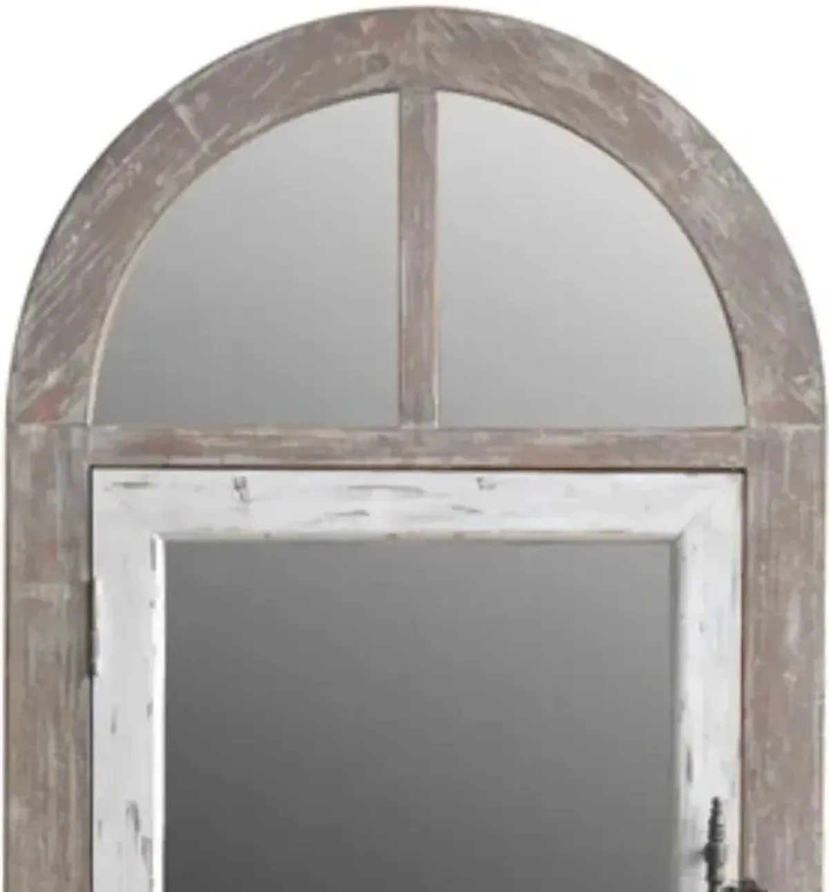 Crestview Collection Sofia Off-White/Taupe Wall Mirror