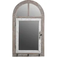 Crestview Collection Sofia Off-White/Taupe Wall Mirror