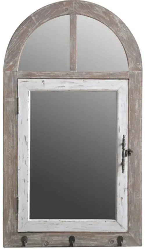 Crestview Collection Sofia Off-White/Taupe Wall Mirror