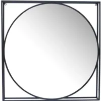 Crestview Collection Quincy Black Wall Mirror