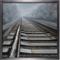 Crestview Collection Shining Way Gray Wall Art