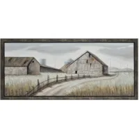 Crestview Collection Dusty Road Beige/Gray Wall Art
