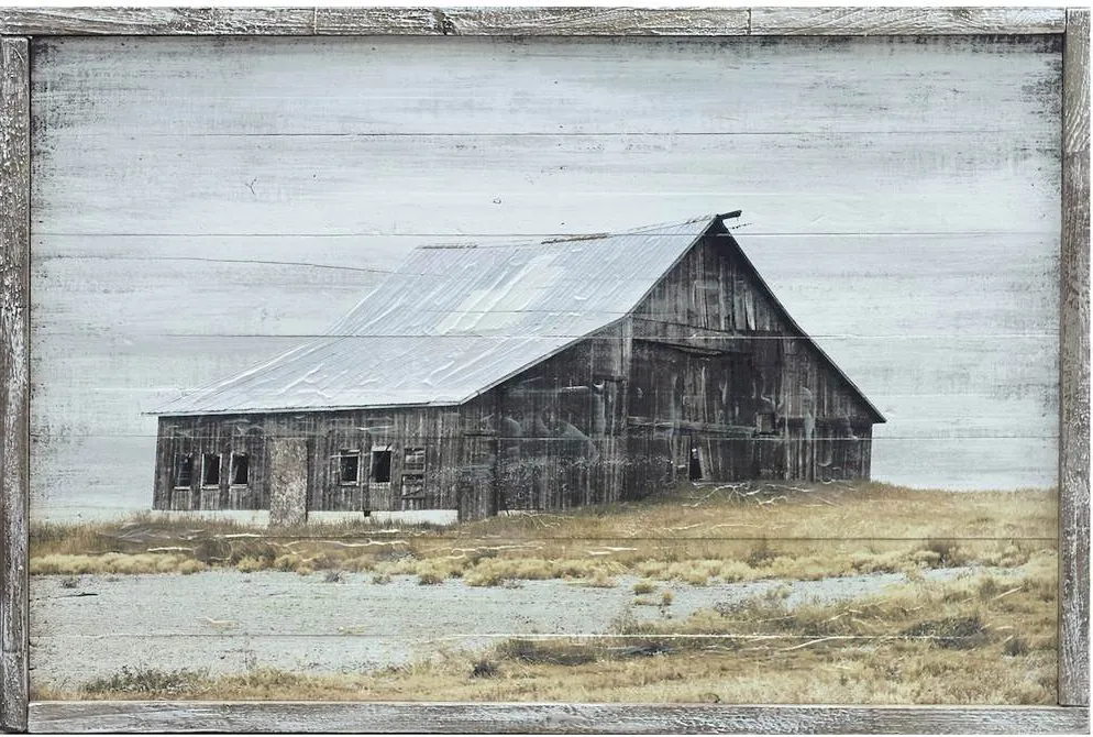 Crestview Collection Mac's Barn Multi-Color Wall Art