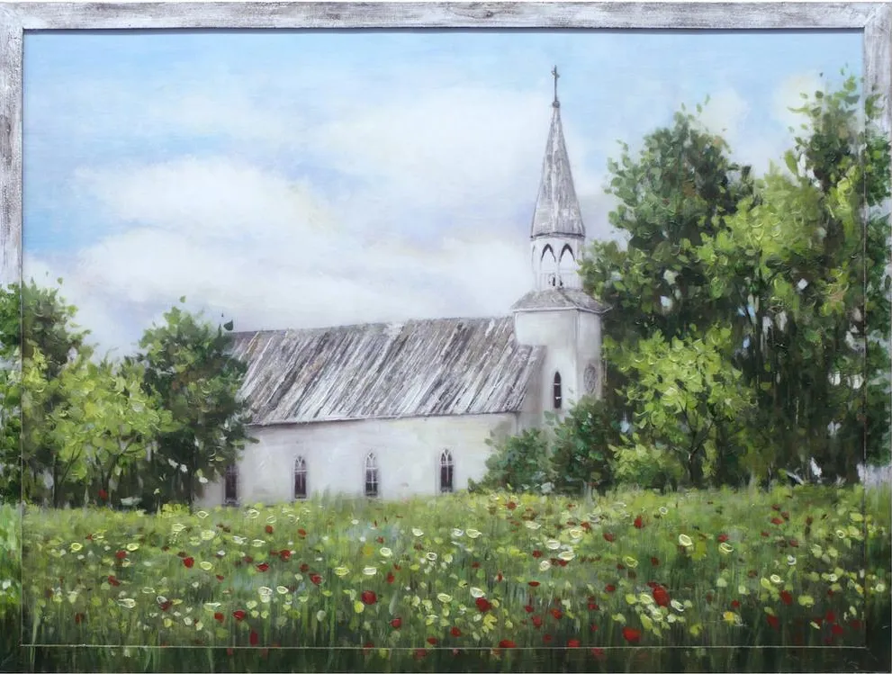 Crestview Collection Morning Service Multi-Color Wall Art