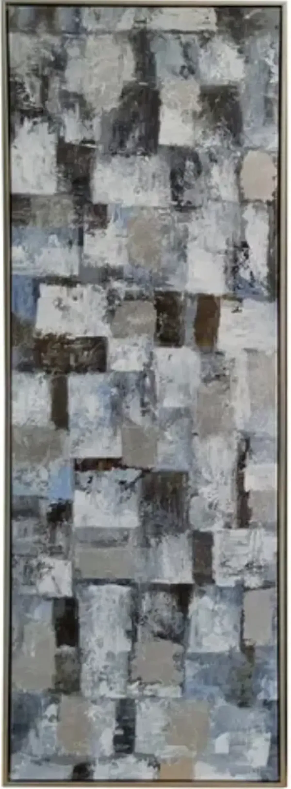 Crestview Collection Stormy 2-Piece Blue/Gray Wall Art Set