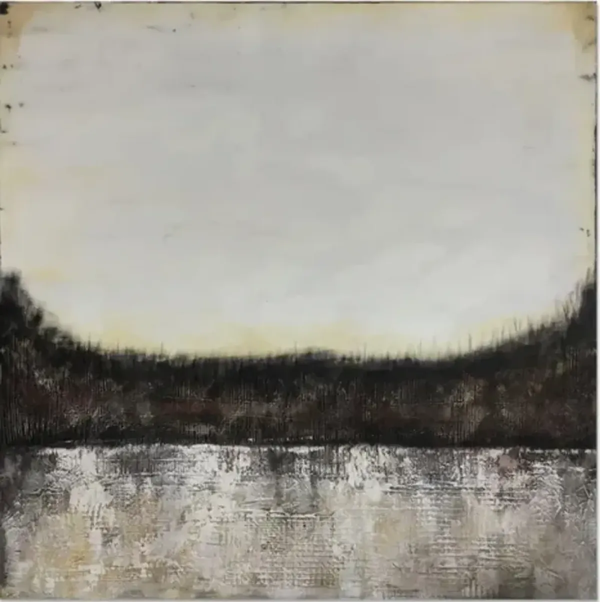 Crestview Collection Hazel Black/Off-White Wall Art