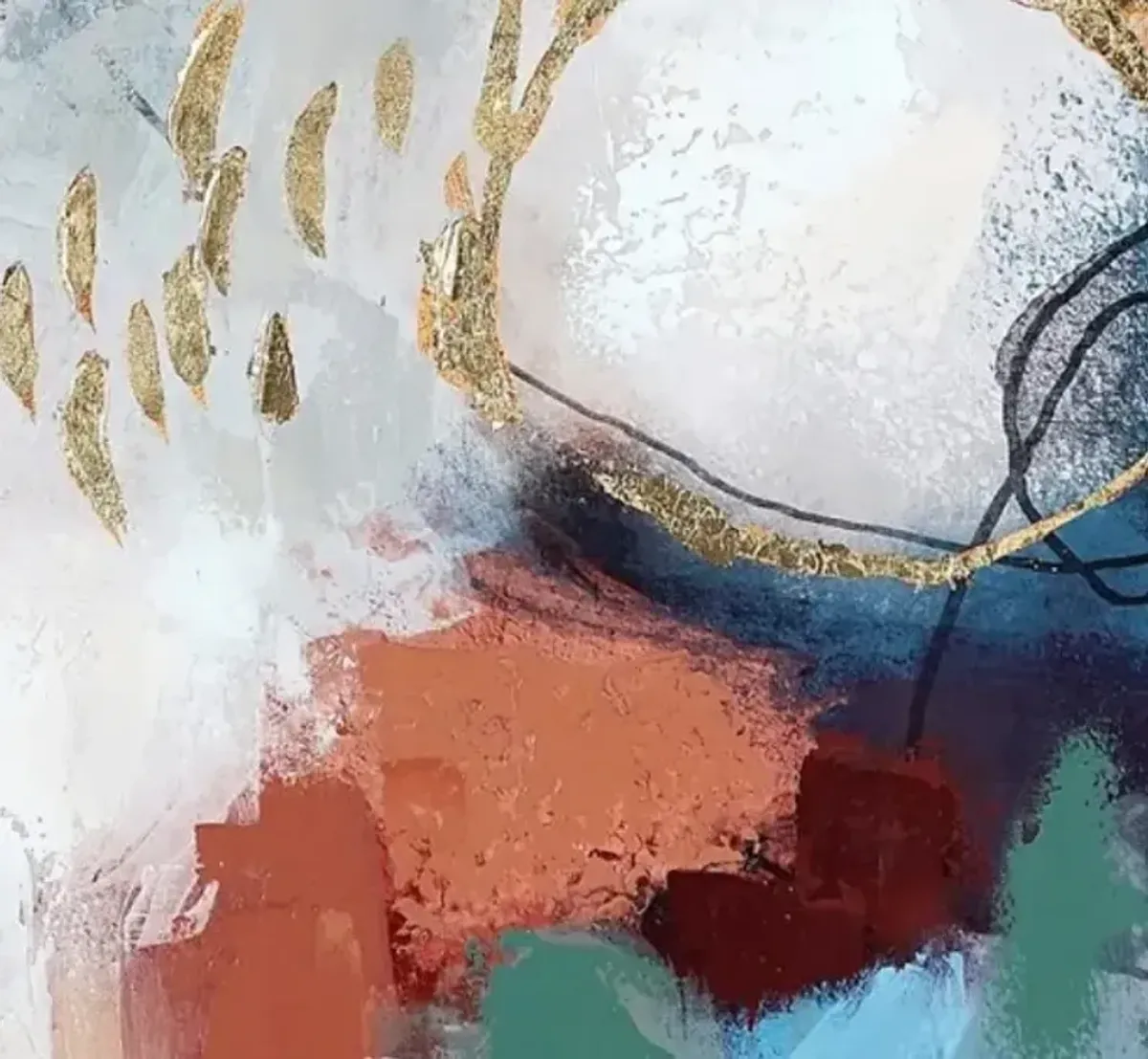 Crestview Collection Vivid I Multi-Colored Wall Art 