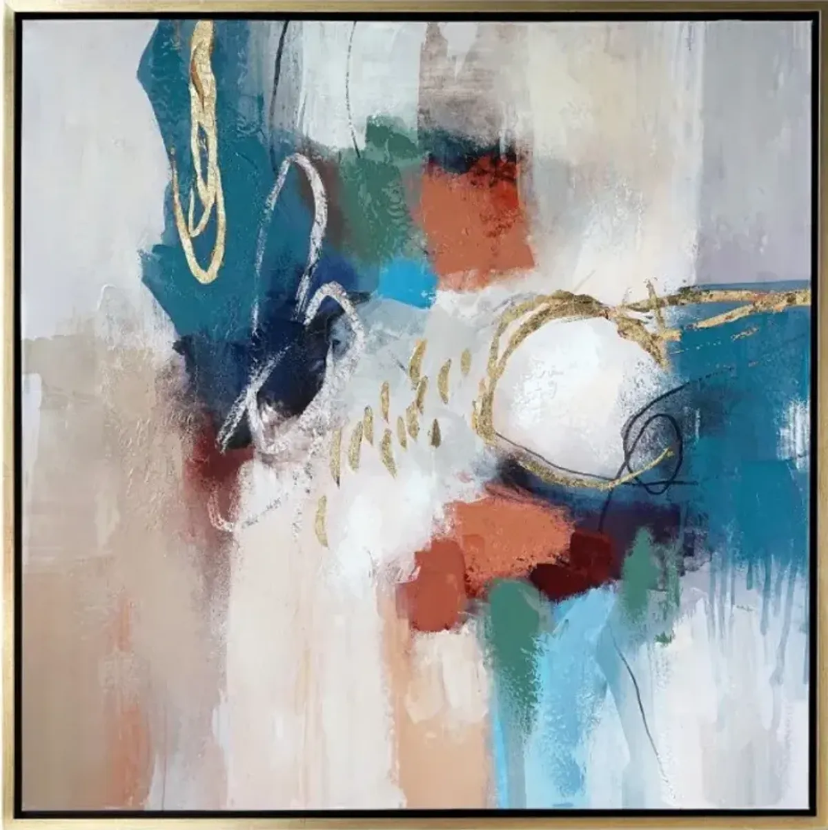 Crestview Collection Vivid I Multi-Colored Wall Art 