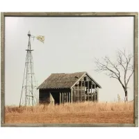 Crestview Collection Abandoned Barn Brown/Light Brown Wall Art