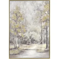 Crestview Collection Elise Yellow Wall Art
