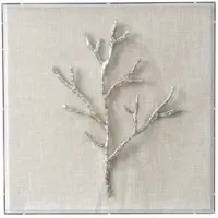 Crestview Collection Marley 2 Gray/Silver Wall Art