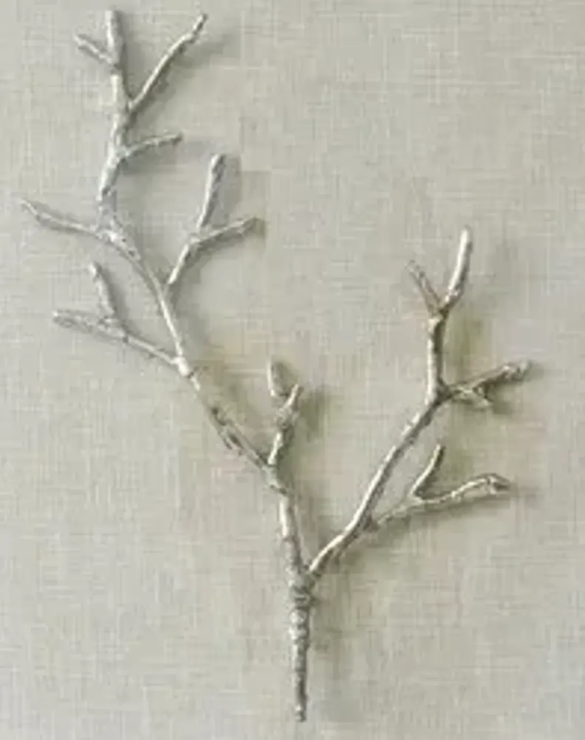 Crestview Collection Marley 3 Gray/Silver Wall Art