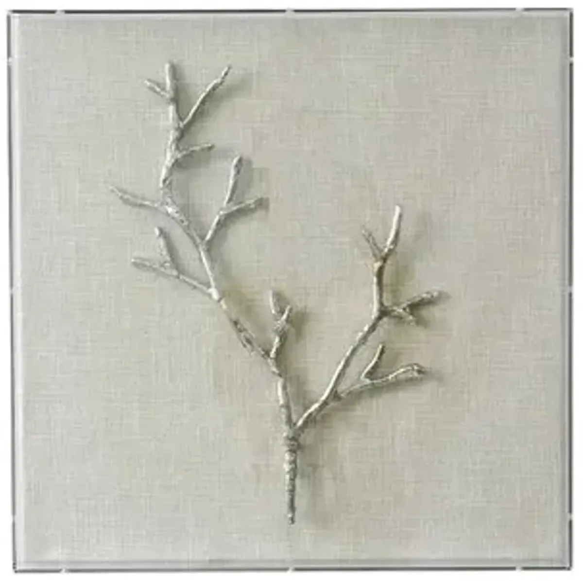 Crestview Collection Marley 3 Gray/Silver Wall Art