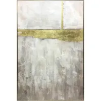 Crestview Collection Blair Beige/Gold Wall Art