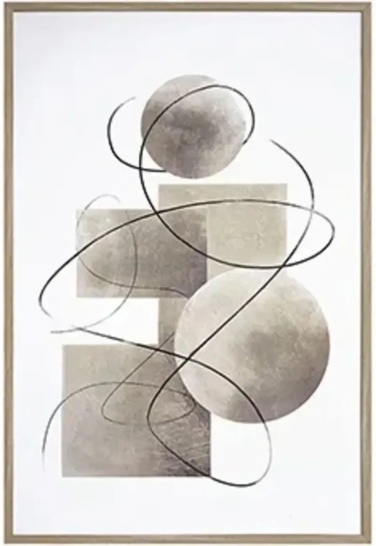 Crestview Collection Sheridan 2-Piece Beige/White Wall Art Set