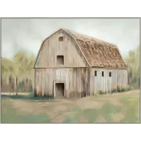 Crestview Collection Barn Morning Brown/Green Wall Art 
