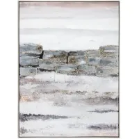 Crestview Collection Darkened Lines Embellished/Hand Finished Wall Art