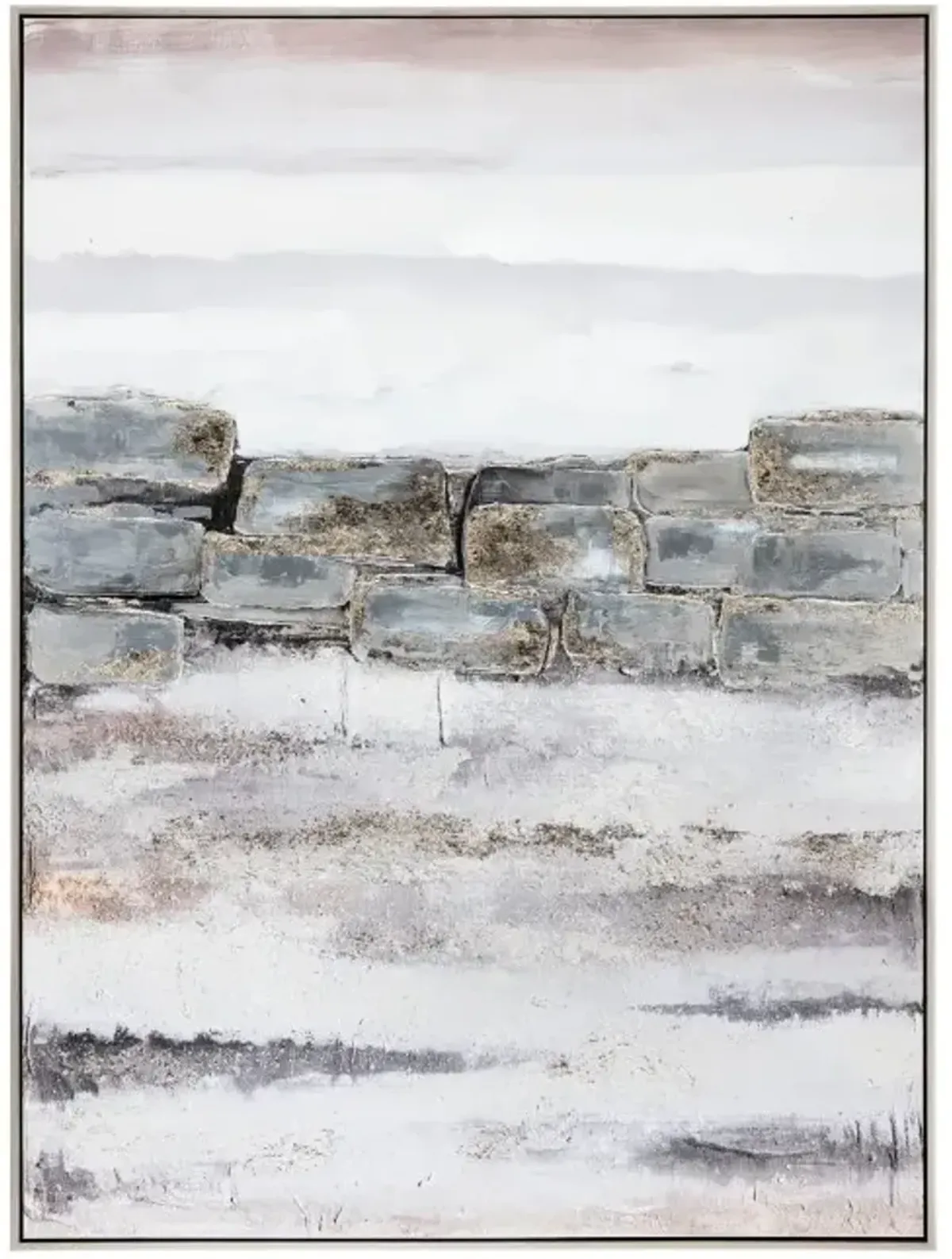 Crestview Collection Darkened Lines Embellished/Hand Finished Wall Art