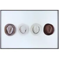 Crestview Collection Billings Brown/White Wall Art
