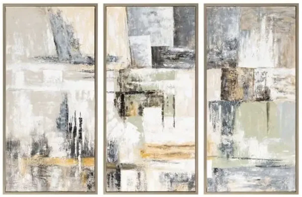 Crestview Collection Sebastian 3-Piece Wall Art Set