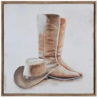 Crestview Collection Howdy Patner Hand Finished Wall Art