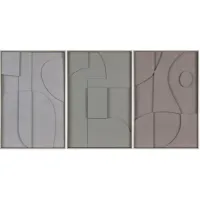 Crestview Collection Winder 3-Piece Wall Panel