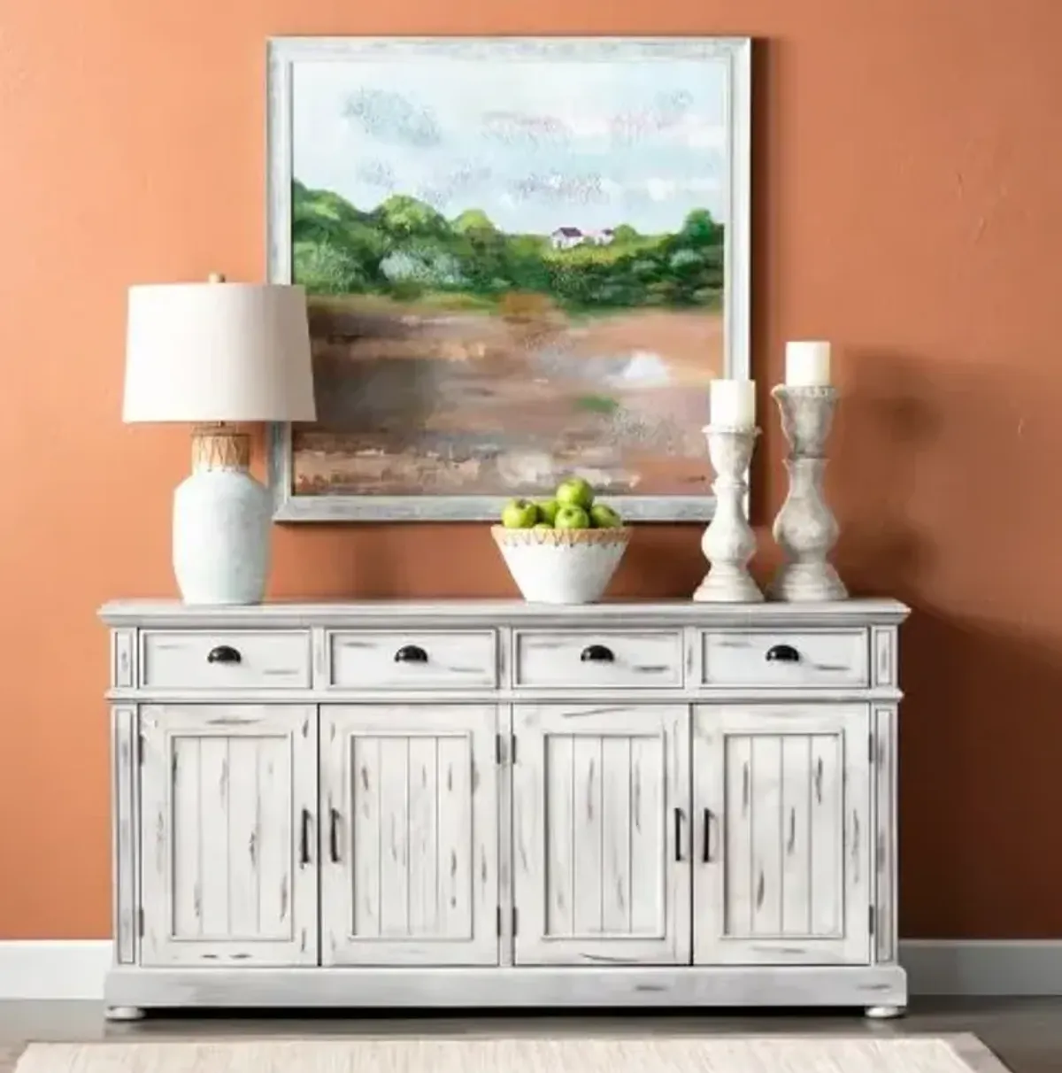 Crestview Collection Isla 3-Piece Blue/White Wrapping Bowl Set