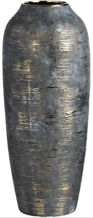 Crestview Collection Trinity Gray Medium Vase