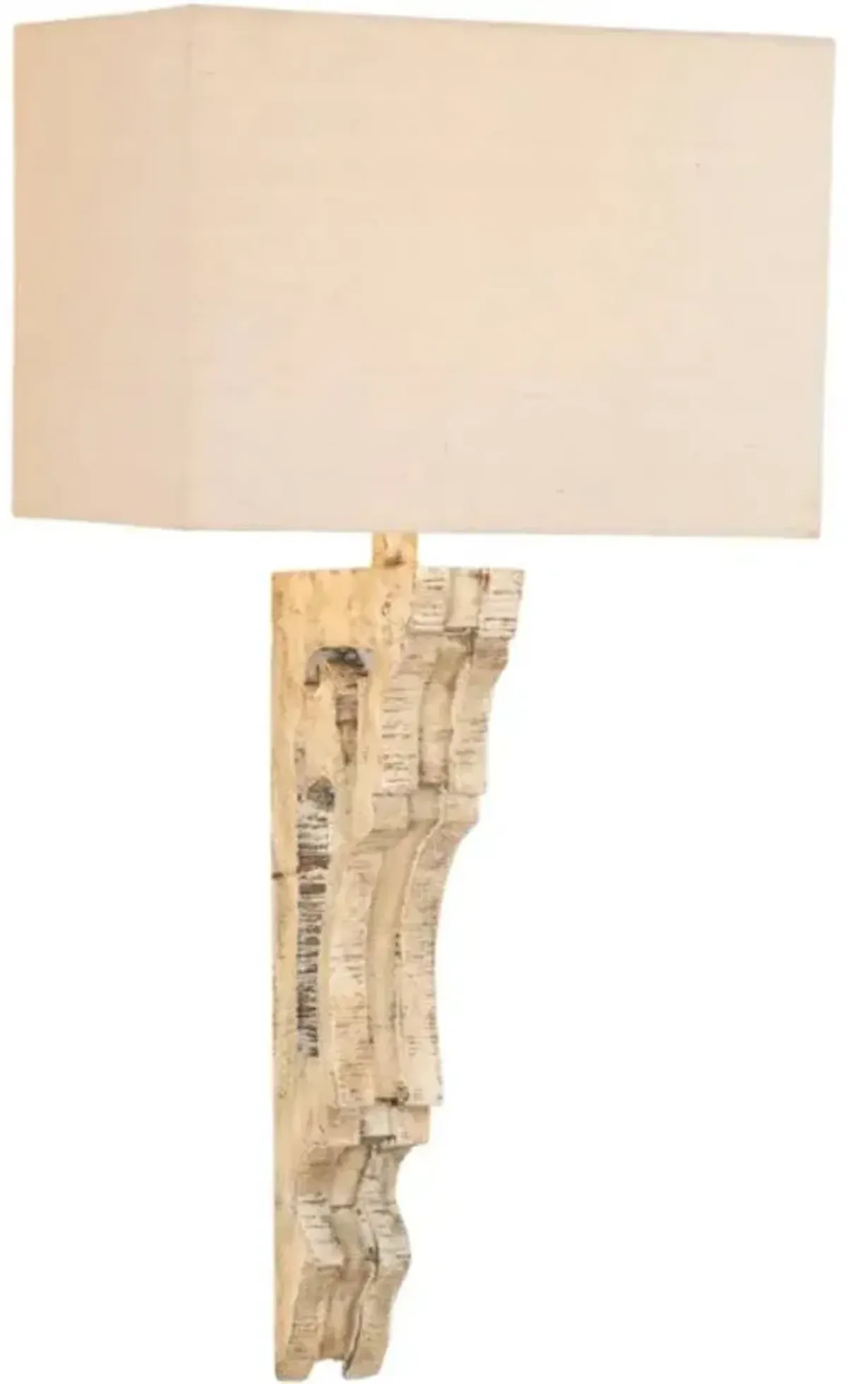 Crestview Collection Corbal Beige Wall Sconce