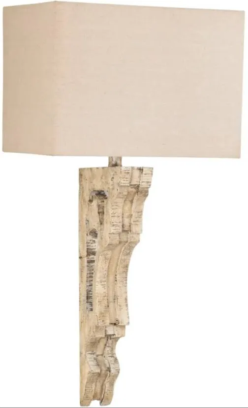 Crestview Collection Corbal Beige Wall Sconce