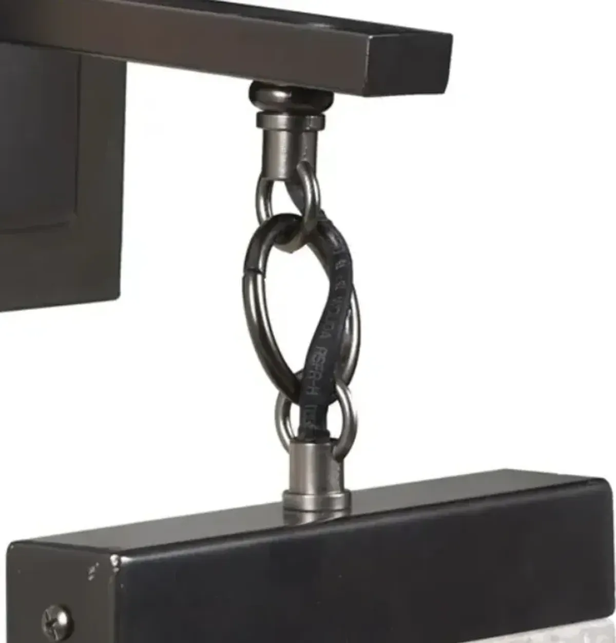 Crestview Collection Aimes Dark Bronze/White Wall Sconce with LED Light