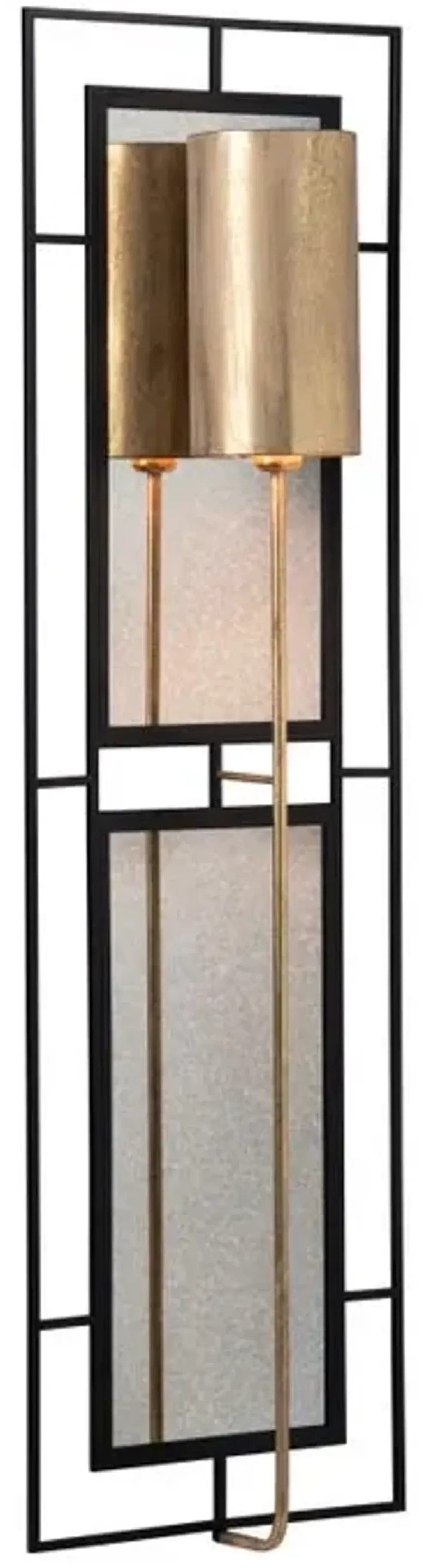 Crestview Collection Halston Black Wall Sconce