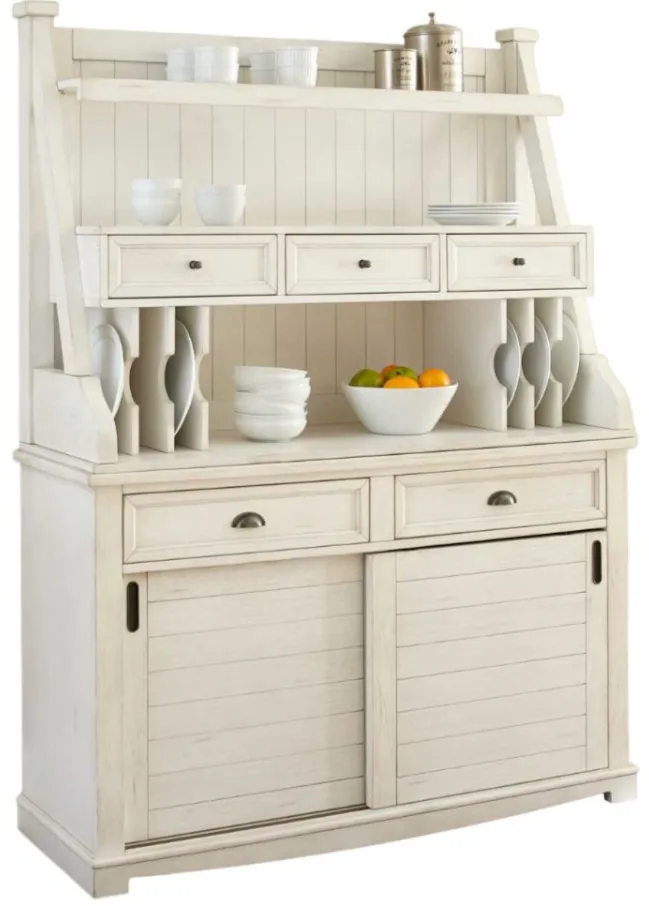 Steve Silver Co. Cayla Antiqued White Buffet