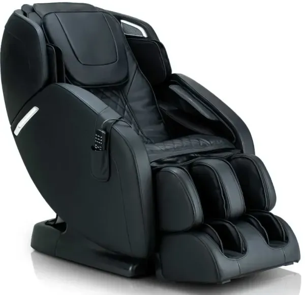 Cozzia® Black Massage Chair with Humanistic Massage