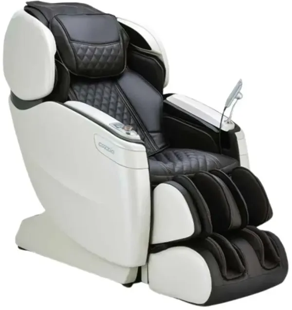 Cozzia® Qi SE Espresso/Pearl White Power Massage Chair