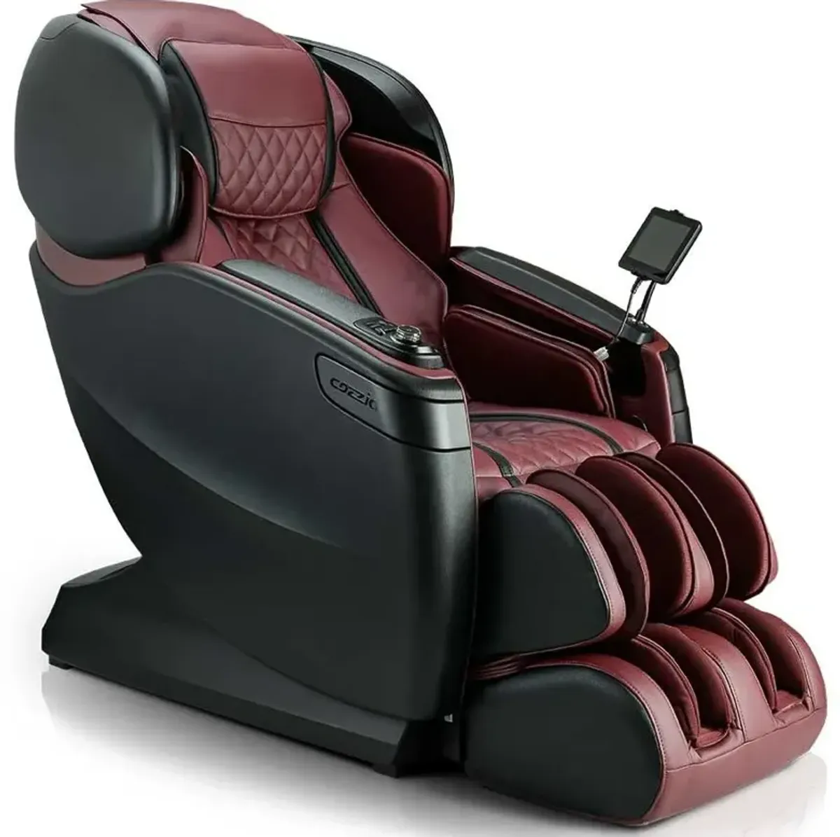 Cozzia® Qi SE Burgundy/Pearl Black Power Massage Chair