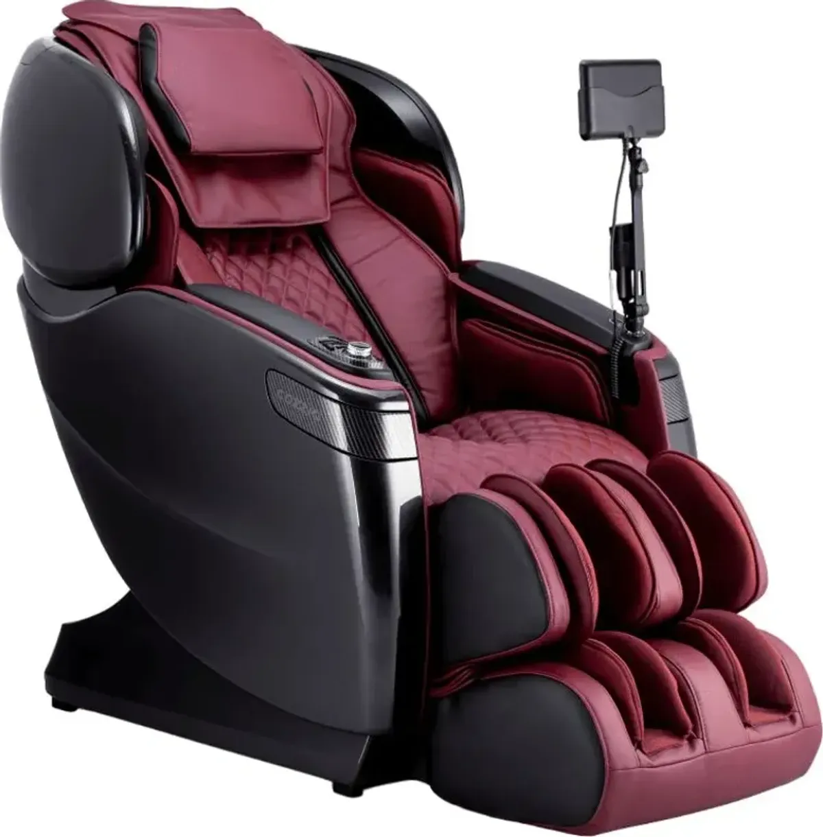 Cozzia® Qi XE Pro Burgundy/Black Massage Chair