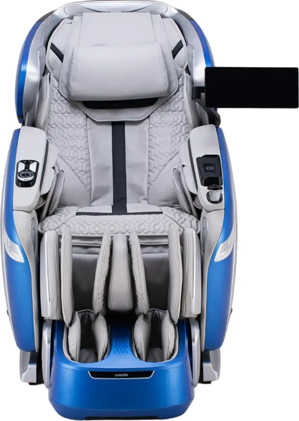 Cozzia® Quantum Blue/Silver Massage Chair