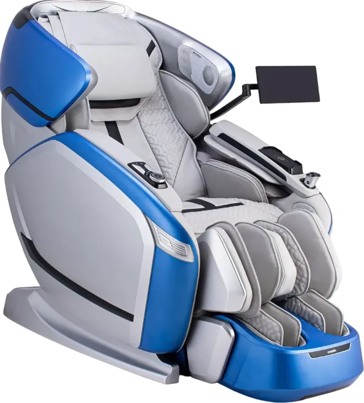 Cozzia® Quantum Blue/Silver Massage Chair