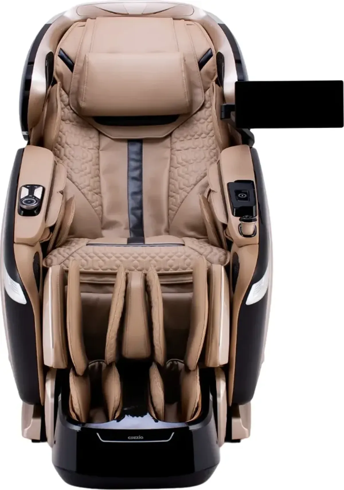 Cozzia® Quantum Black/Champagne Power Massage Chair