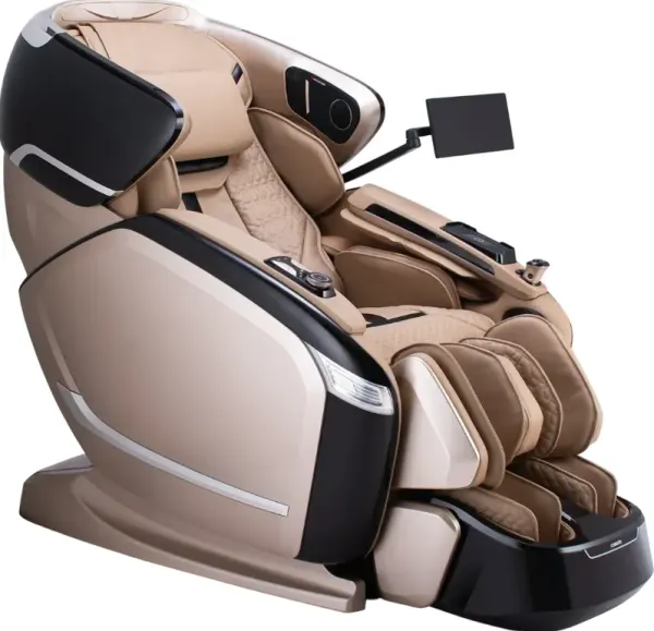 Cozzia® Quantum Black/Champagne Power Massage Chair