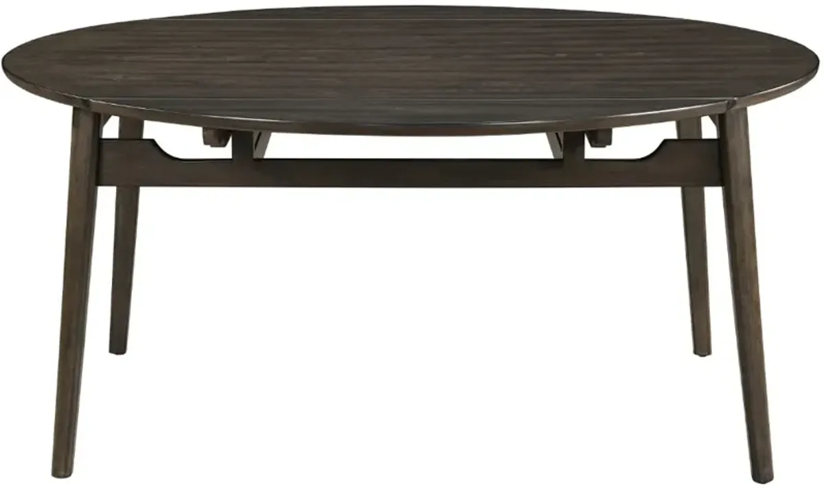 New Classic® Home Furnishings Rex Walnut Dining Table with Self Storing Leaves