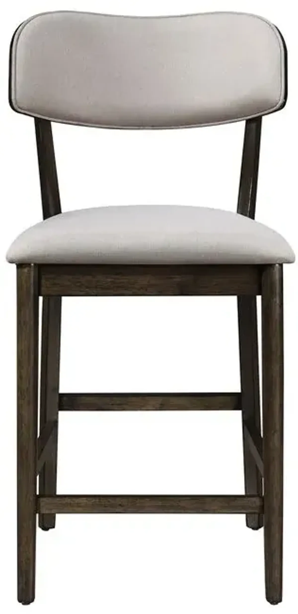 New Classic® Home Furnishings Rex Beige/Walnut Brown Dining Counter Height Chair