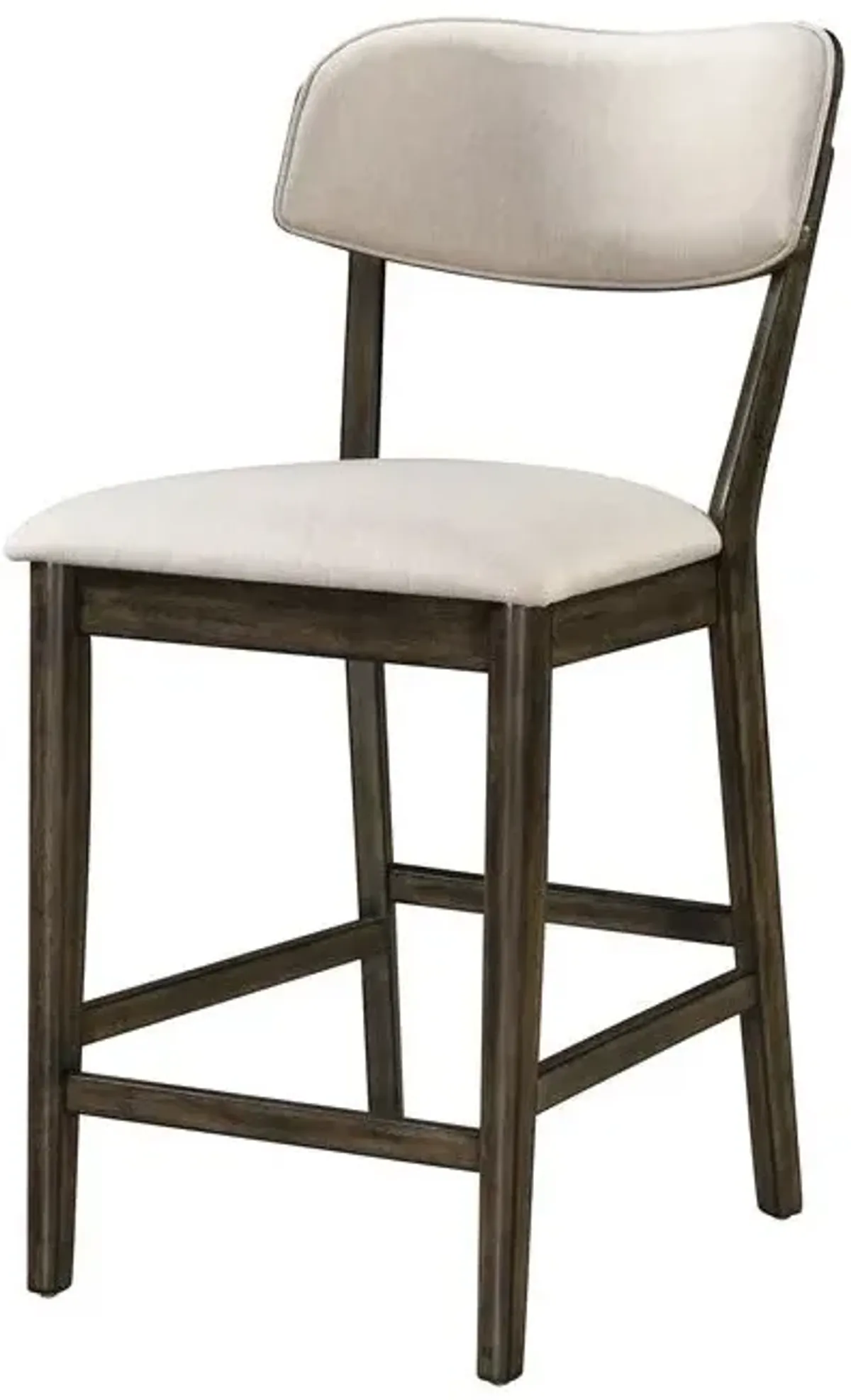 New Classic® Home Furnishings Rex Beige/Walnut Brown Dining Counter Height Chair