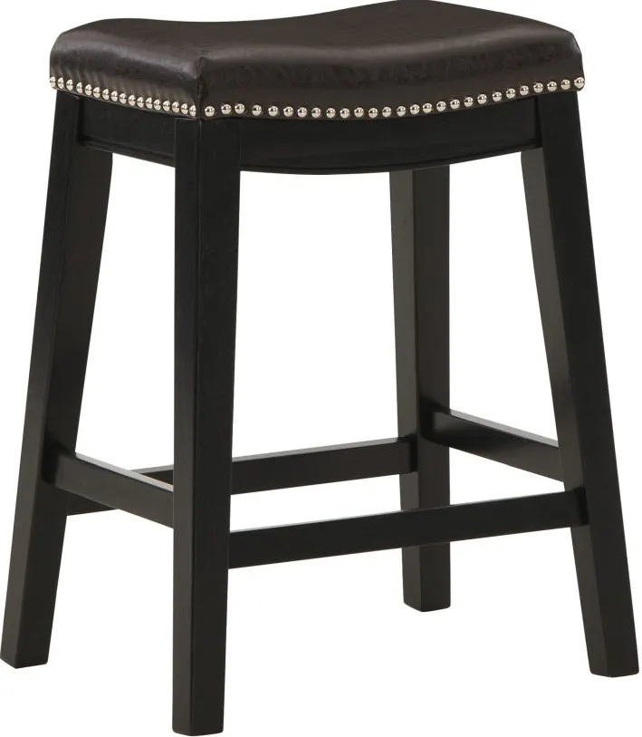 Signature Design by Ashley® Lemante Dark Brown Upholstered Counter Height Bar Stool - Set of 2