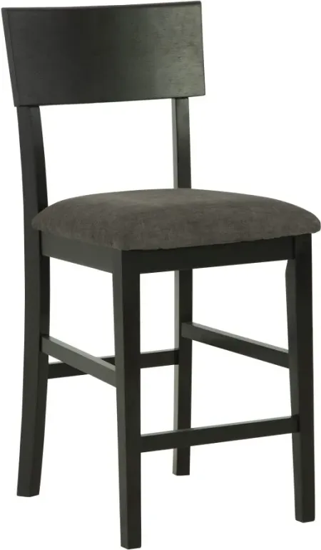 Signature Design by Ashley® Chanzen Gray/Black Counter Height Stool - Set of 2